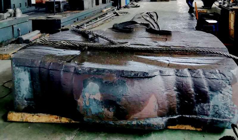 承載750T船舶專用重型吊鉤順利交給客戶！